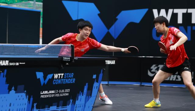 kaiyun sport-国乒提前包揽混双男双冠亚军 王艺迪/蒯曼冲冠军