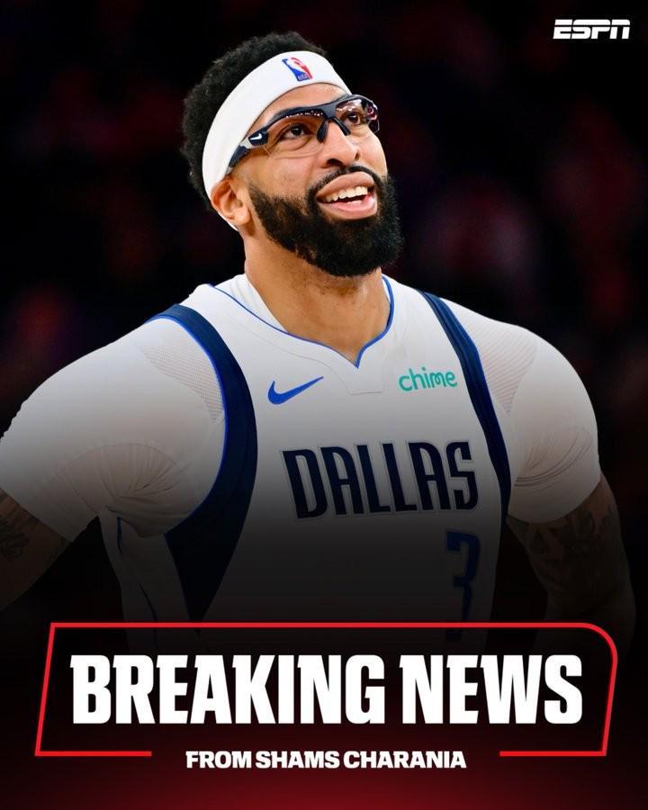 kaiyun sport-Shams：独行侠将浓眉等4人交易至奇才，换来4名球员+5个选秀权